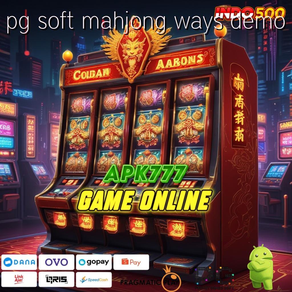 PG SOFT MAHJONG WAYS DEMO bijaksana harapan spin menuju stabilitas