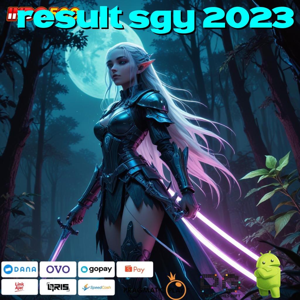 RESULT SGY 2023 langkah juara tutorial cuan instan