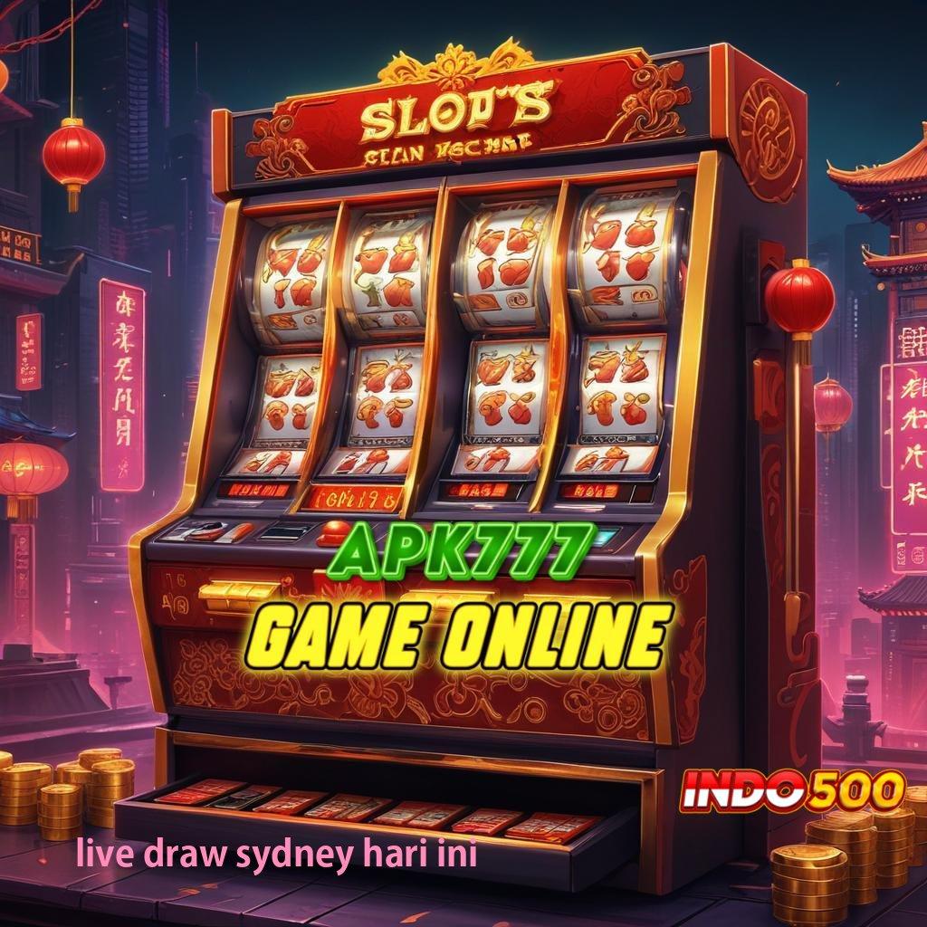 LIVE DRAW SYDNEY HARI INI ➿ jackpot valid mesin baru tanpa modal awal