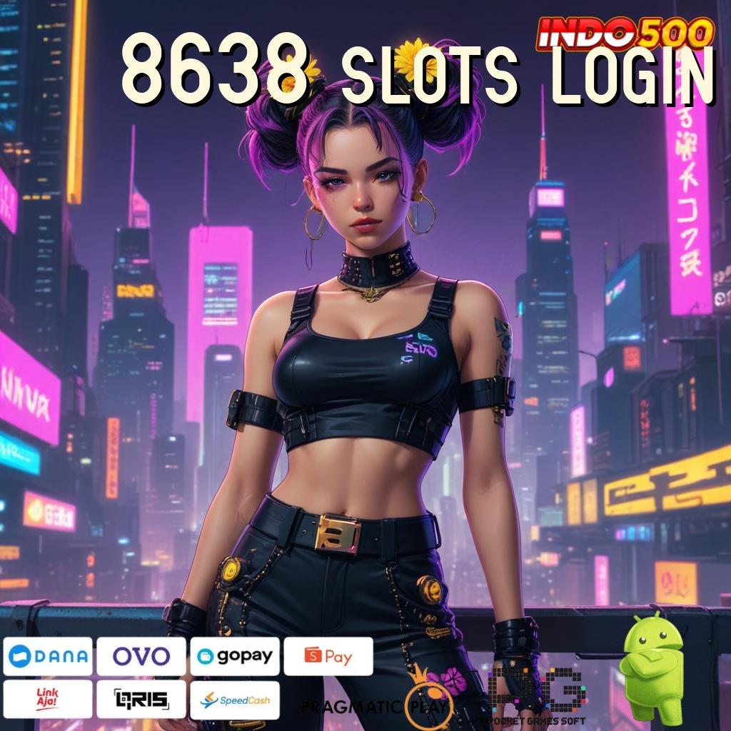 8638 SLOTS LOGIN Deposit Update Modal Minim Jackpot Gampang