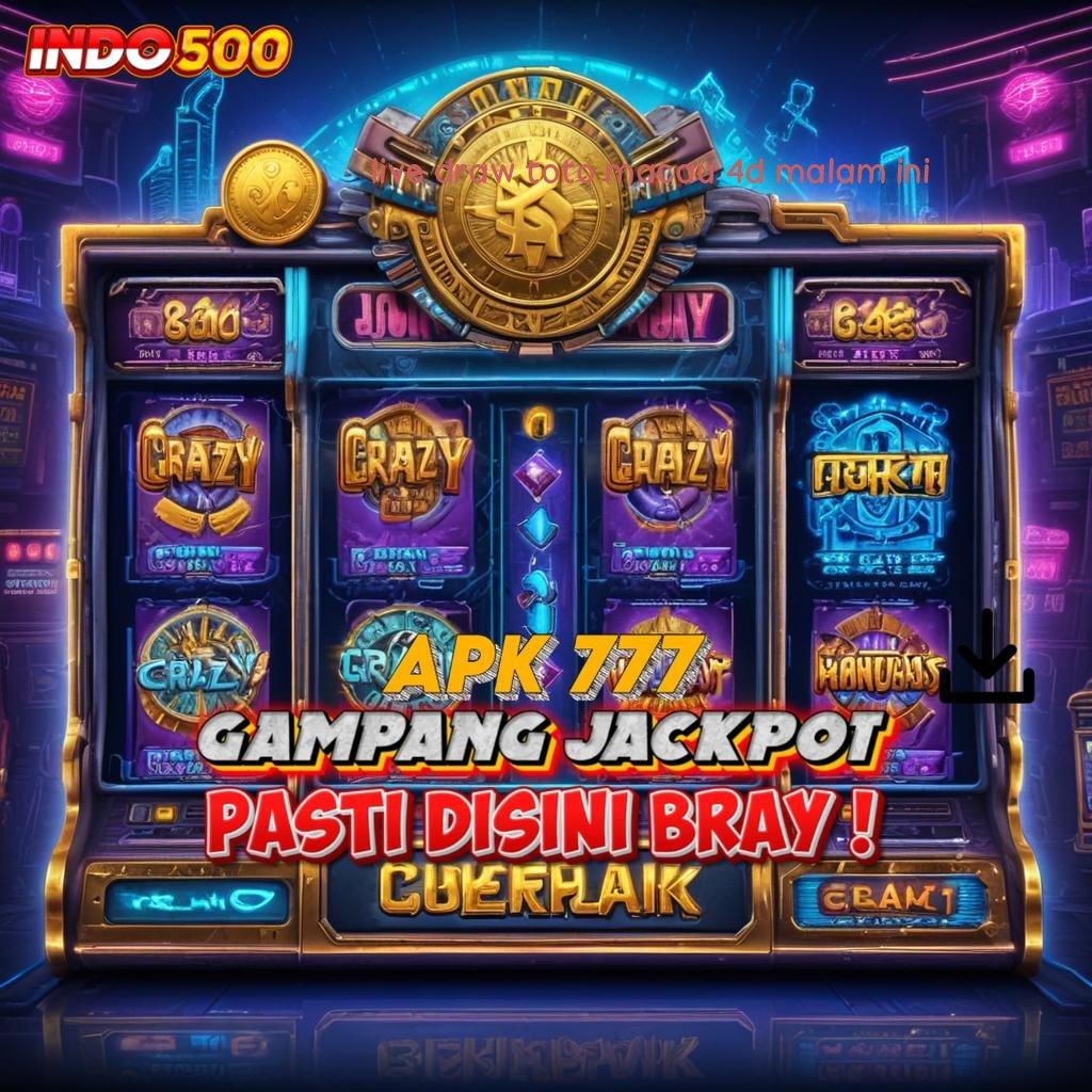 LIVE DRAW TOTO MACAU 4D MALAM INI ➿ pantang menyerah di slot