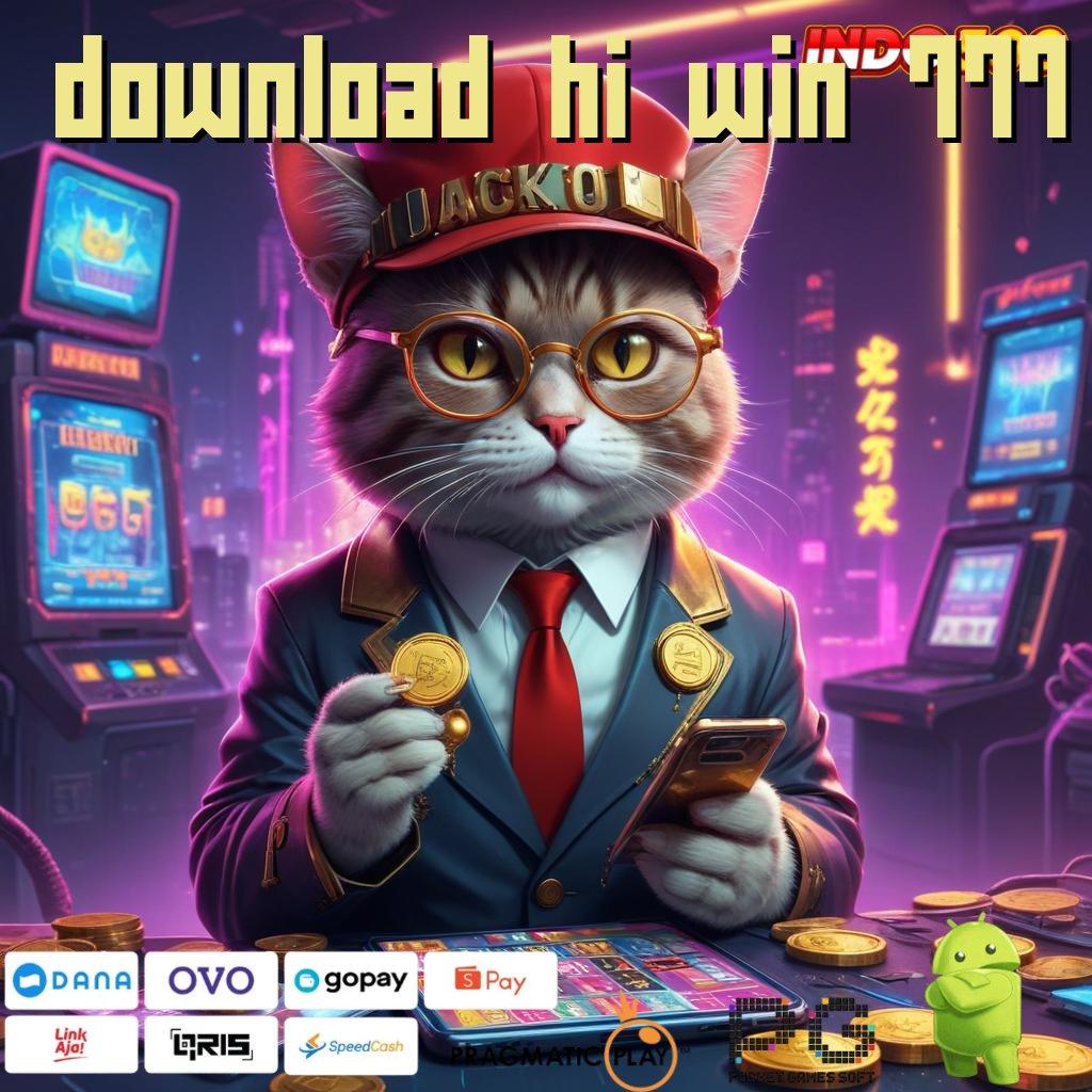 DOWNLOAD HI WIN 777 Aplikasi Spin Dengan RTP Unggul